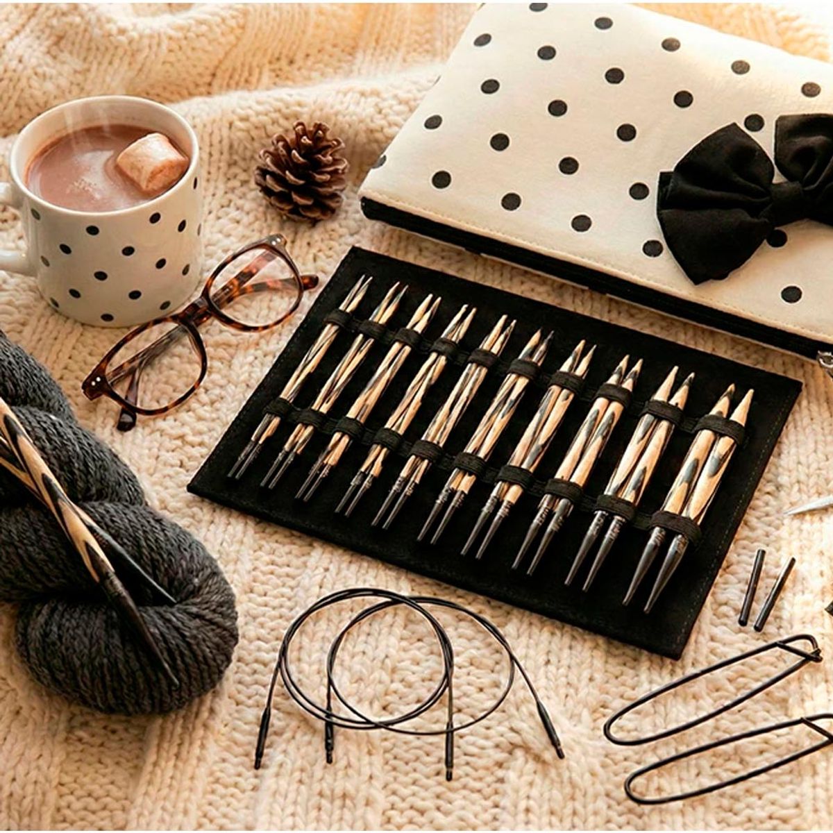 Kit Agulhas Circulares Chérie KnitPro