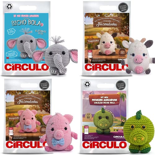 Kit Meu Primeiro Amigurumi