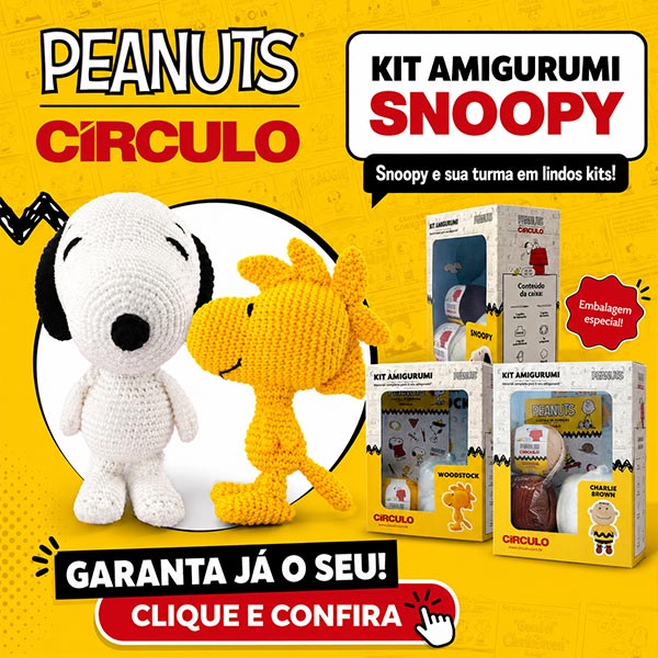 Kit Amigurumi Snoopy