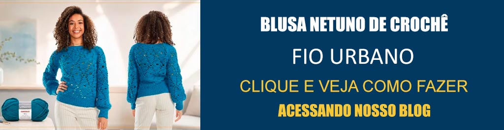 Blusa Mona de Tricô com Fio Precioso Círculo – Receita com Gráfico