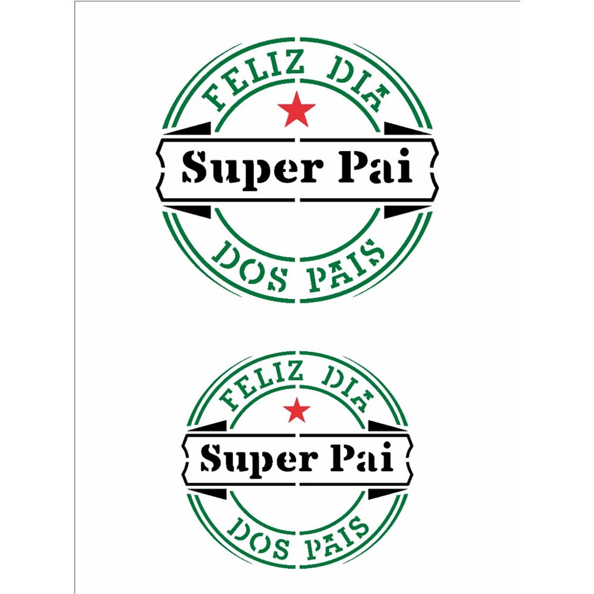 Stencil Opa 15 X 20 cm - Super Pai - 3263