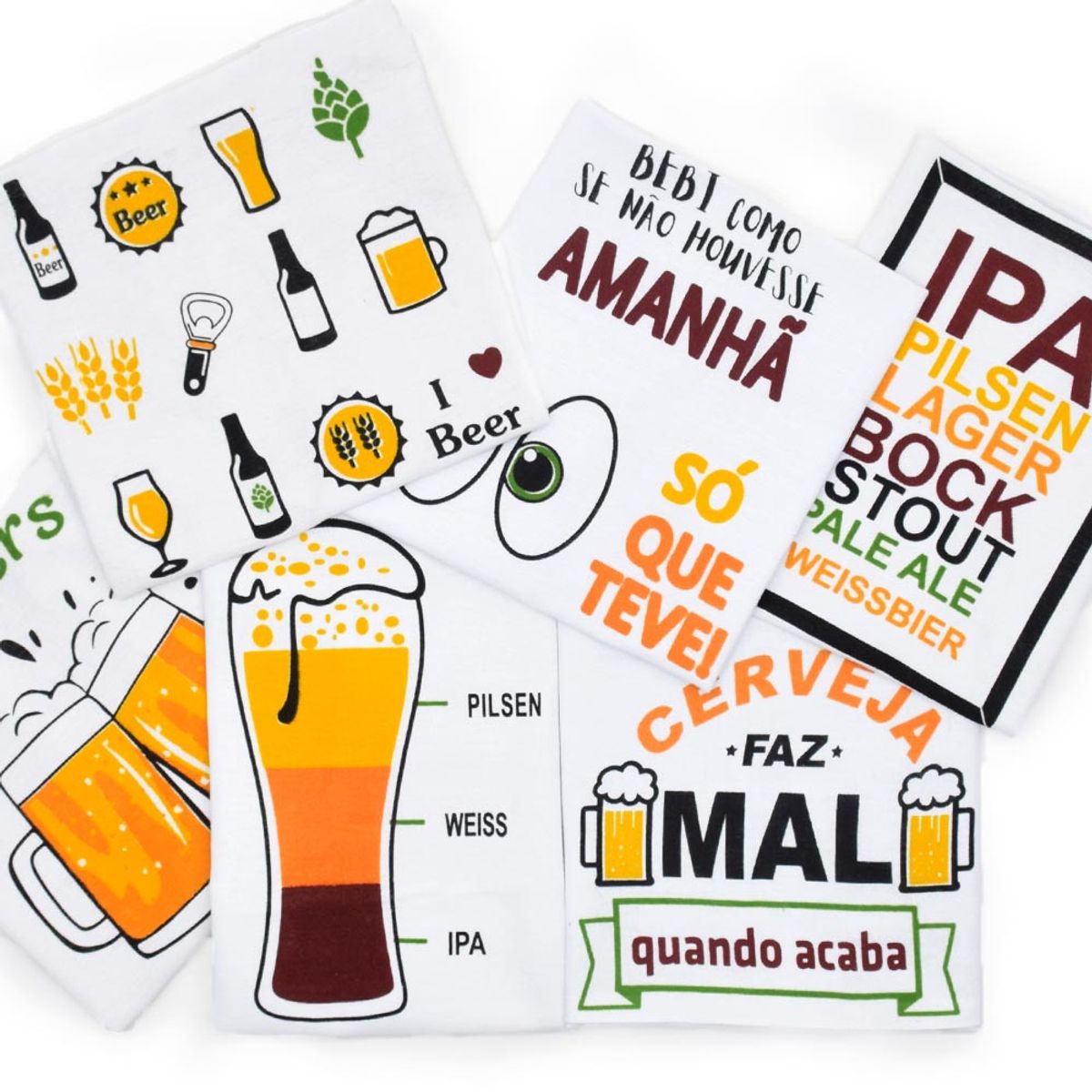 Kit Pano de Prato Cerveja