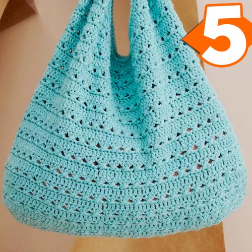 Receita Bolsa Spott Palco de Crochê com Fio Spott – Receita com Gráfico