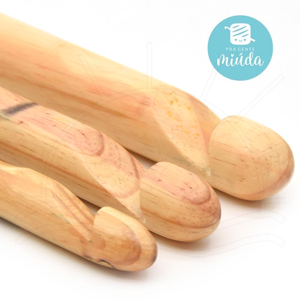 Agulha para Crochê de Madeira