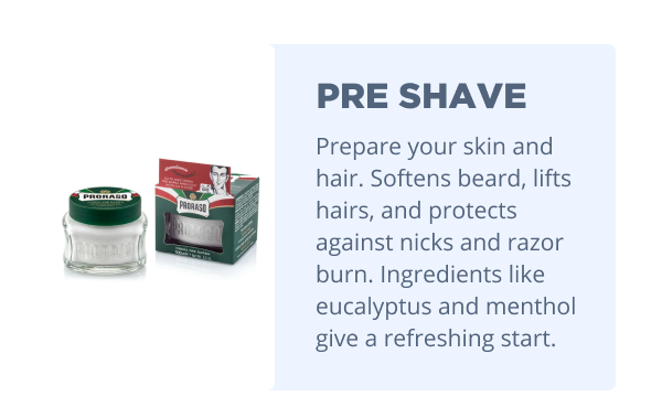 Pre shave