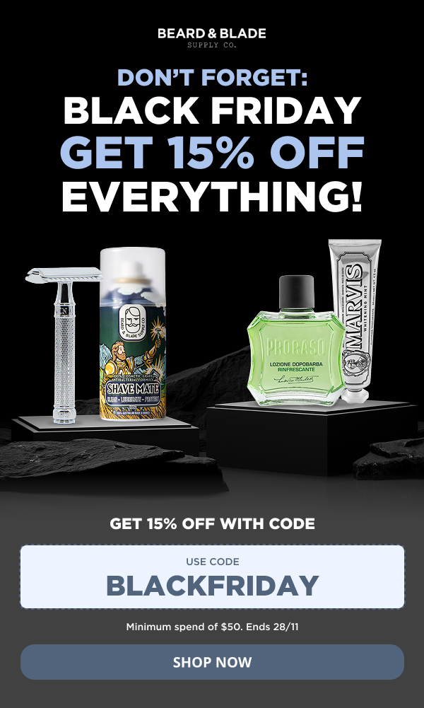 DON’T FORGET: BLACK FRIDAY GET 20% OFF EVERYTHING!