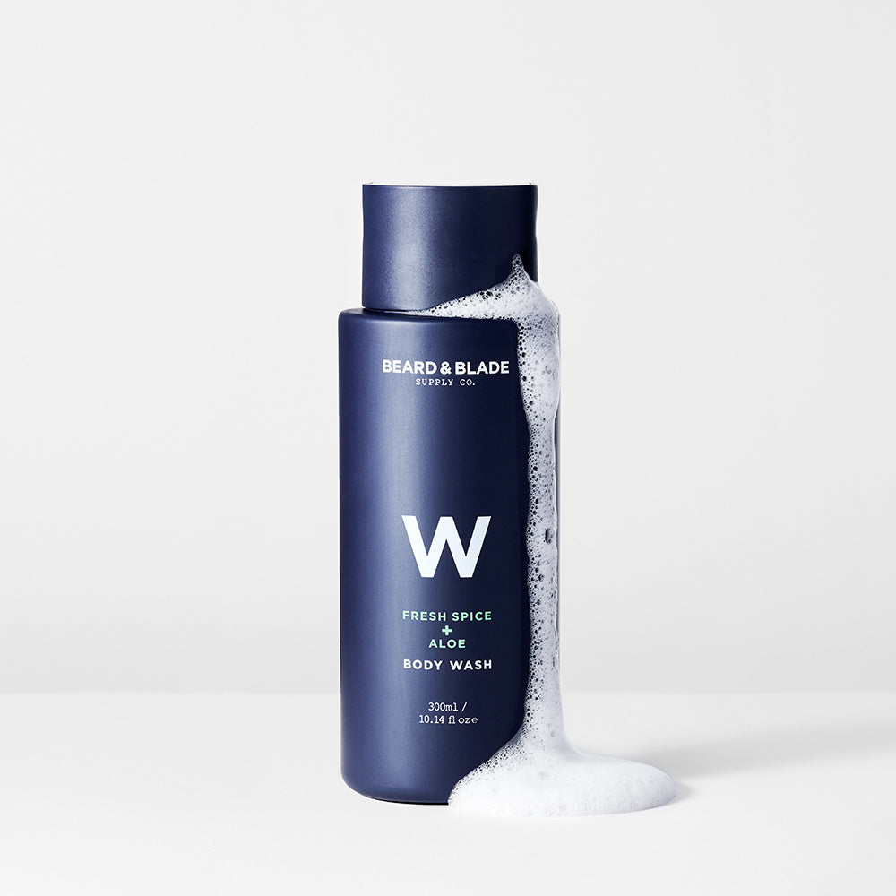 Image of Beard & Blade Body Wash Fresh Spice & Aloe 300ml