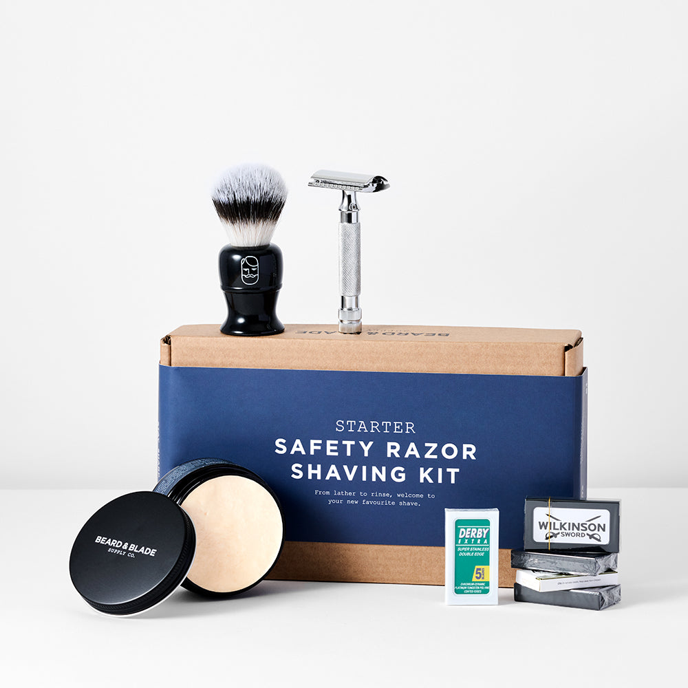 Image of Beard & Blade Starter Safety Razor Shaving Kit
