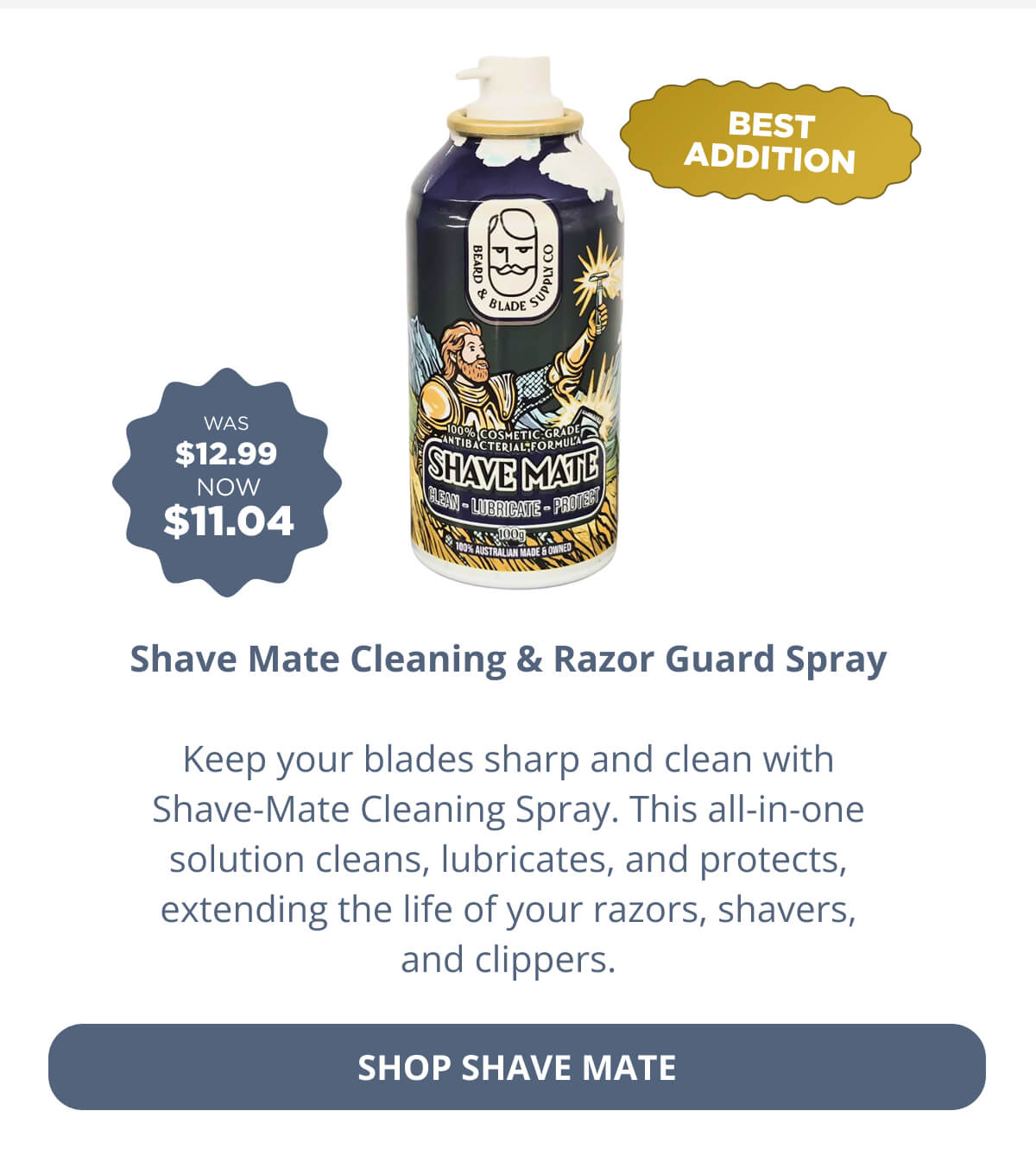 Shave Mate Cleaning & Razor Guard Spray