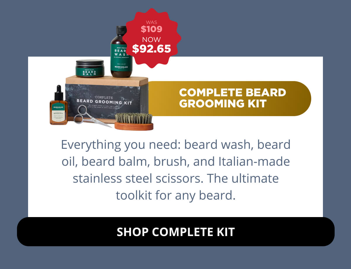 Complete Beard Grooming Kit