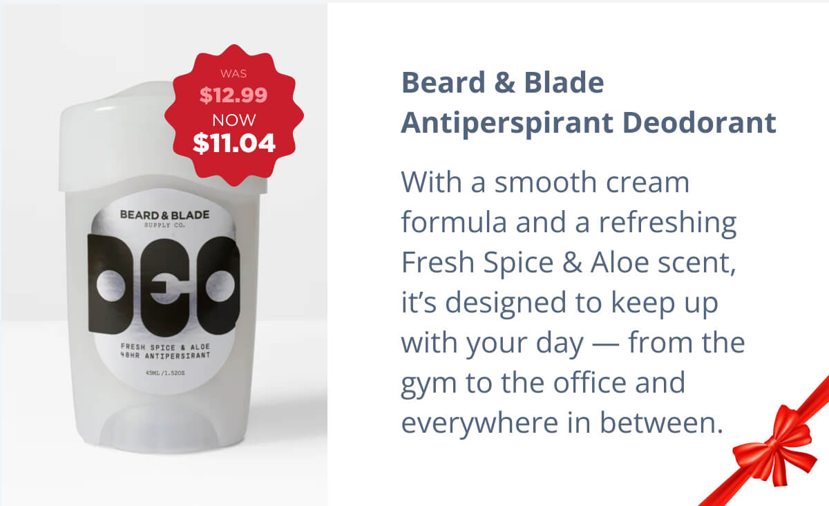 Beard & Blade Antiperspirant Deodorant