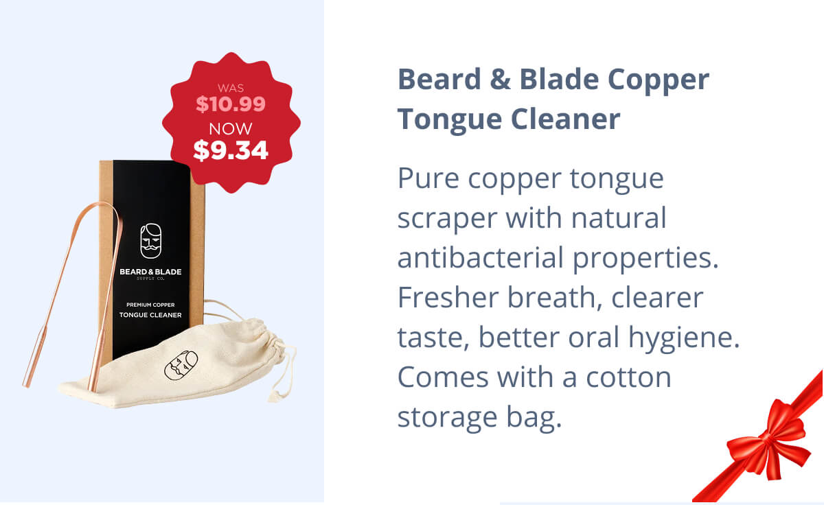 Beard & Blade Copper Tongue Cleaner