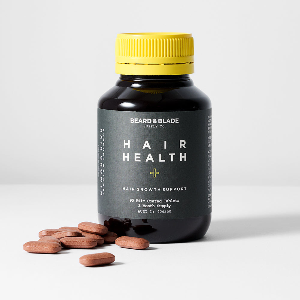 Image of Beard & Blade Hair Health+ Tablets (90) - 3 Month Supply