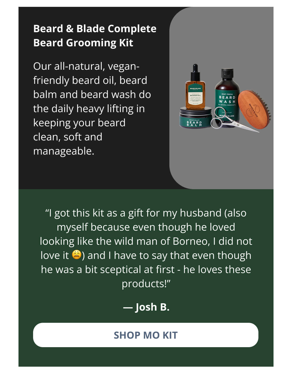 Beard & Blade Complete Beard Grooming Kit