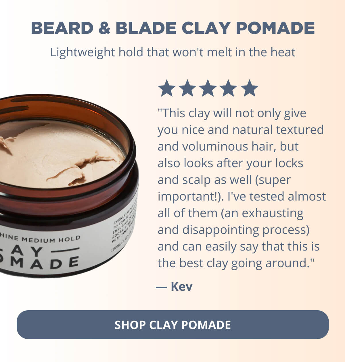 Beard & Blade Clay Pomade