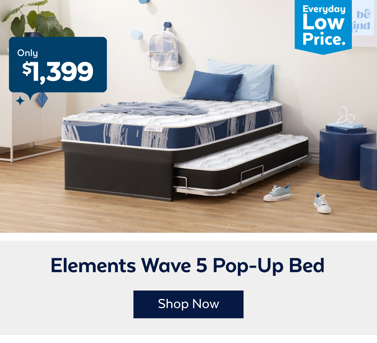 Elements Wave 5 Pop-Up Bed