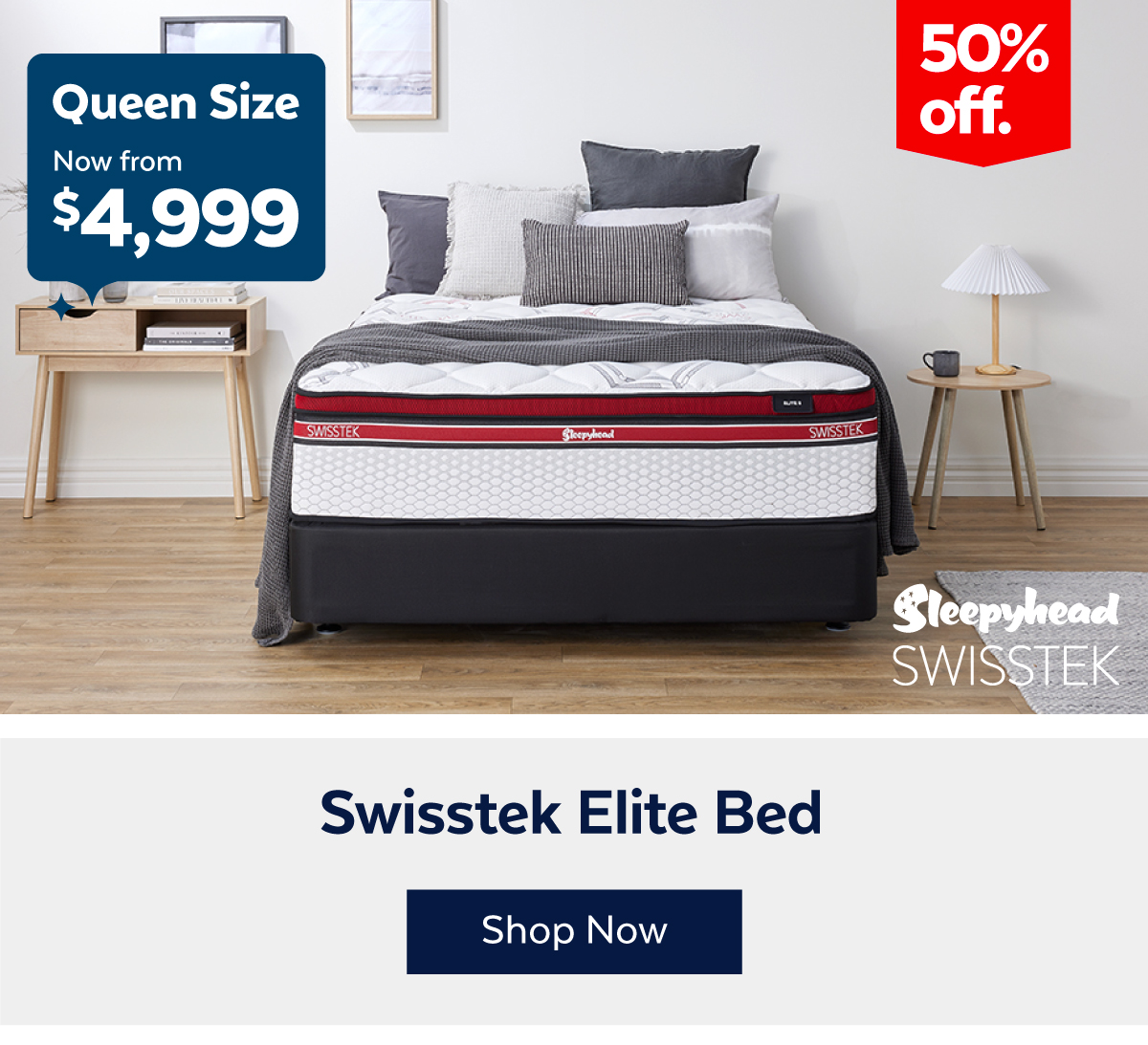 50% off Swisstek Elite