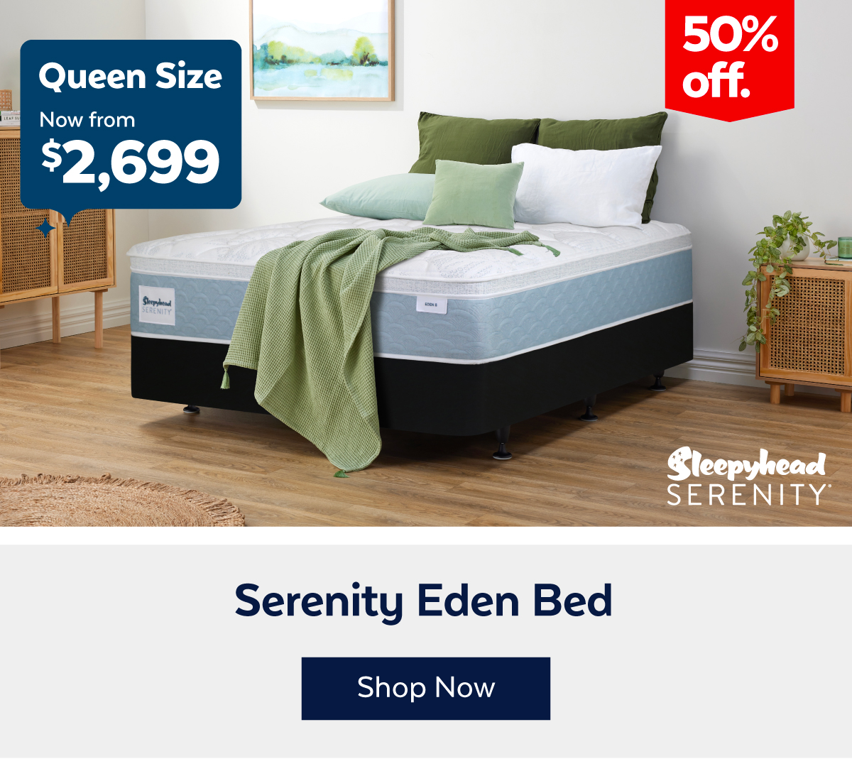 50% off Serenity Eden