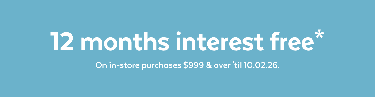 12 months interest free