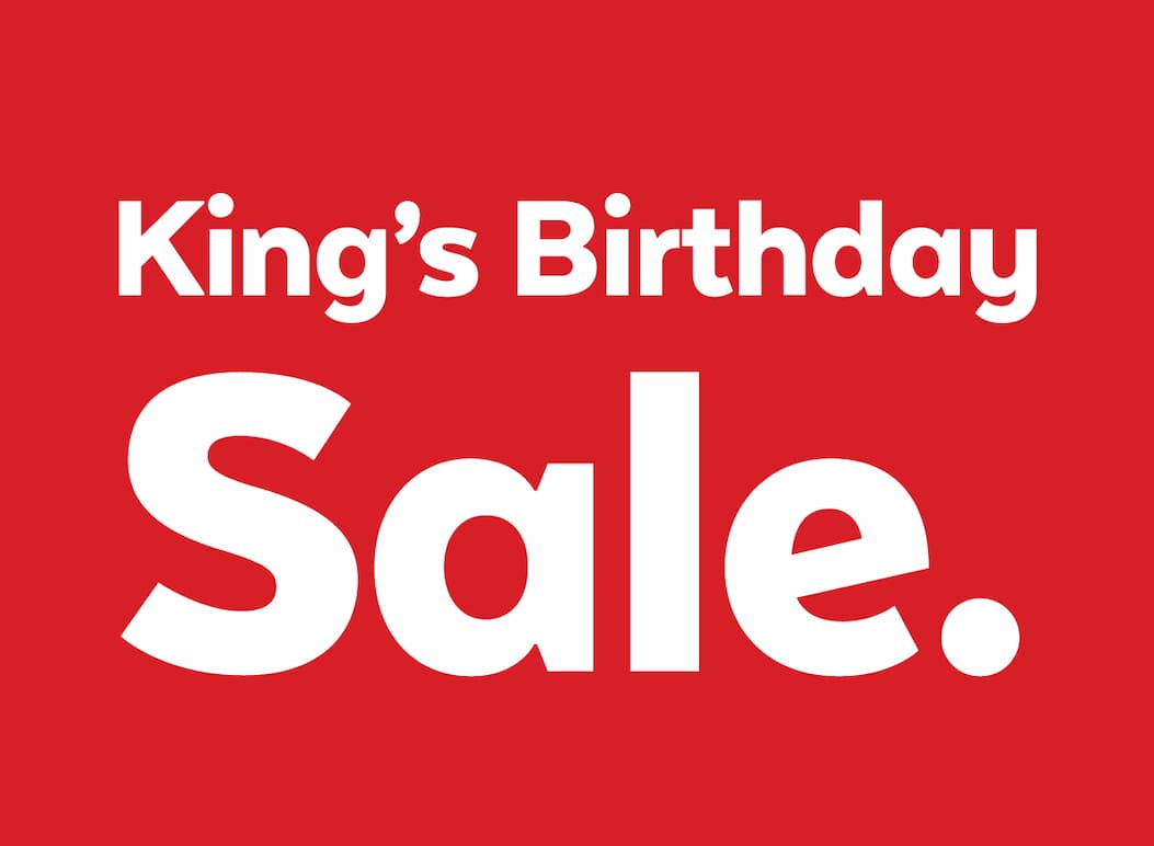King's Birthday Sale