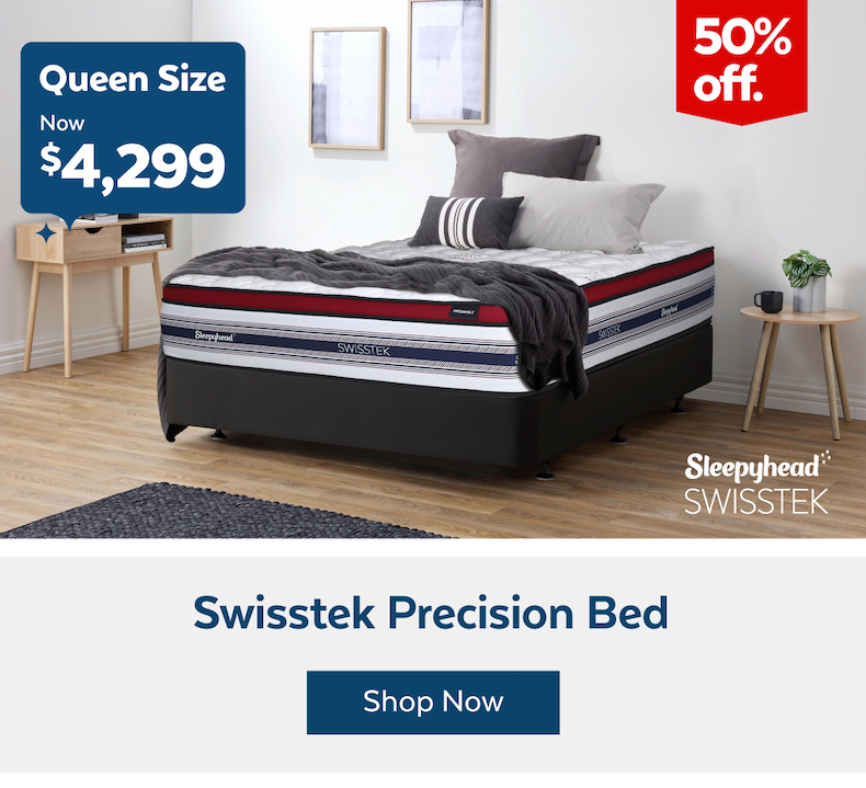 Sleepyhead Swisstek Precision Bed Queen Size Now $4,299