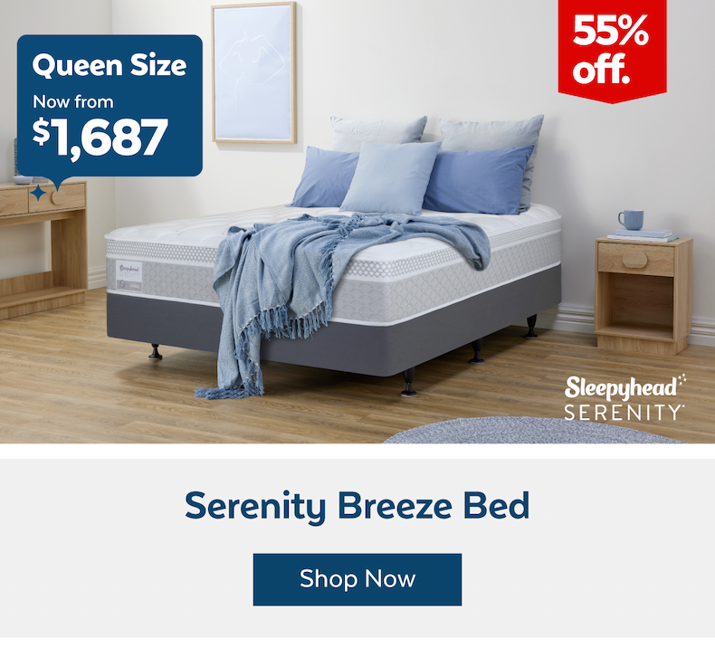 Sleepyhead Serenity Breeze Bed Queen Size now from $1,687