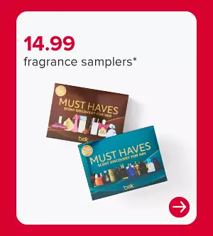 14.99 fragrance samplers. Two packs of sample fragrances.