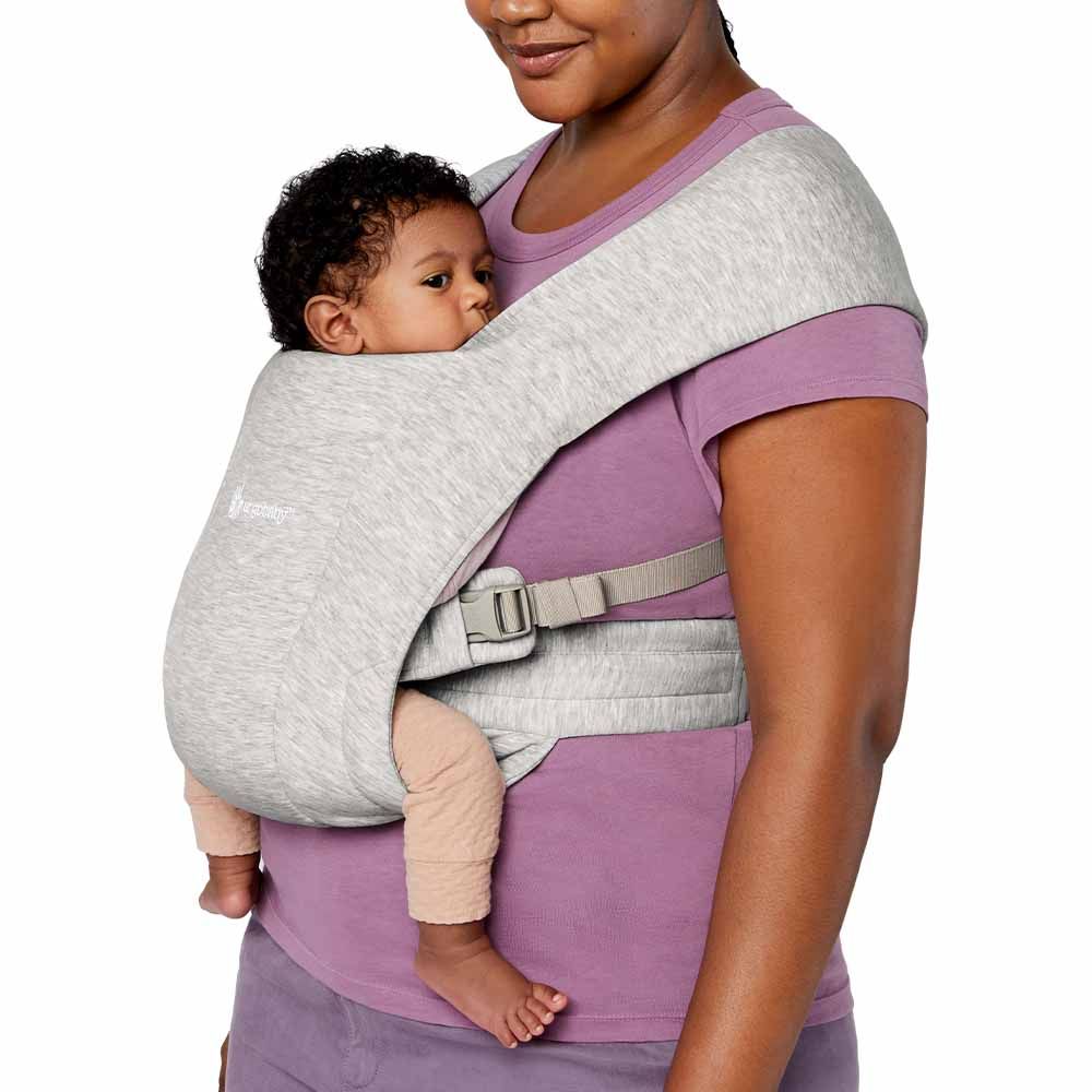 Embrace Newborn Carrier Soft Knit -Soft Grey