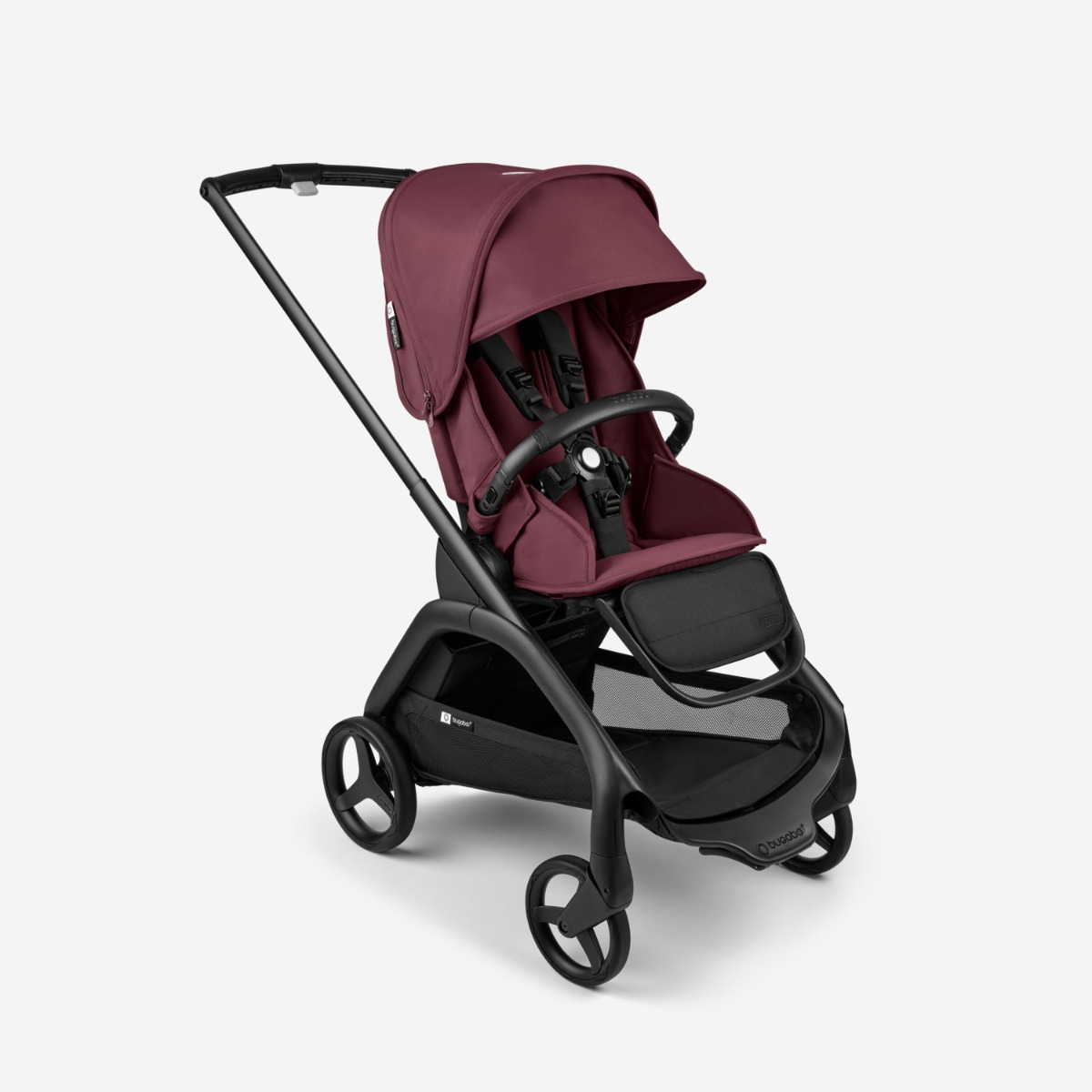 Dragonfly Lightweight Pushchair - Black / Dark Cherry 