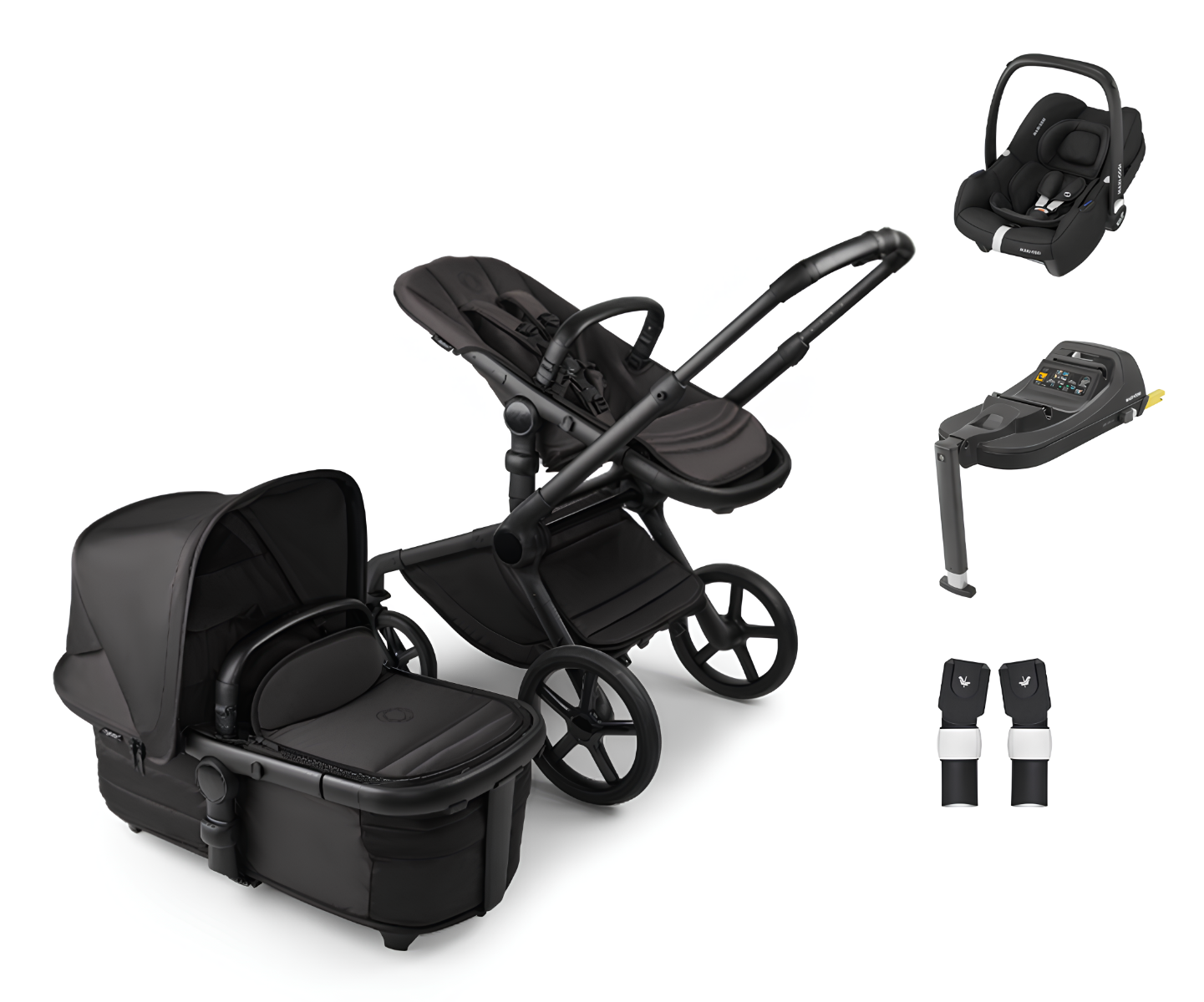 Bugaboo Fox  5 Noir Limited Edition with Pebble 360 Pro & Base Bundle