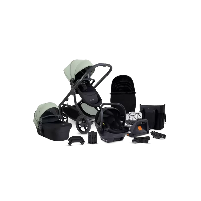 Orange 4 Pushchair Bundle Travel System with Cloud T Car Seat & Base 