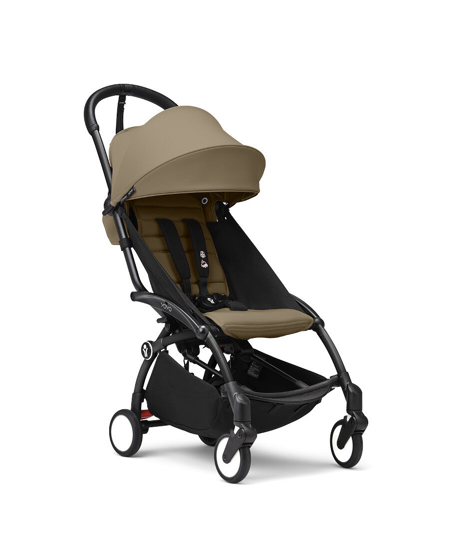 Stokke  YOYO³ Stroller from 6 Months Black with Toffee