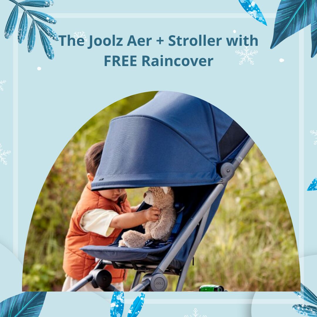 Aer+ Stroller with FREE Raincover - Navy Blue