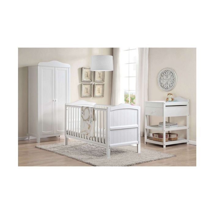 Ella Cot to Toddler Bed - White