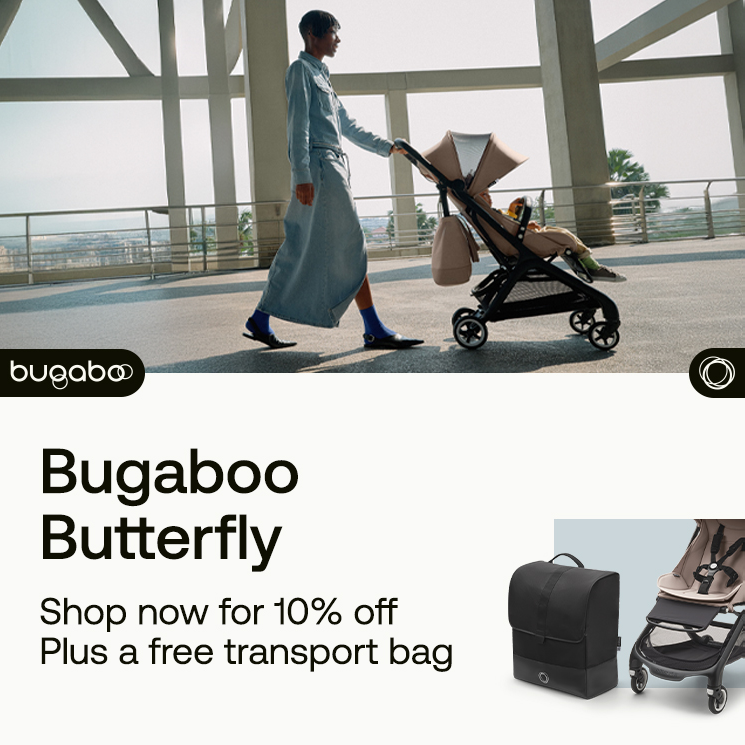 Bugaboo Butterfly Stroller with FREE Transport Bag - Dessert Taupe