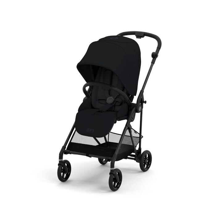 Ex Display Cybex Melio Carbon Pushchair - Deep Black
