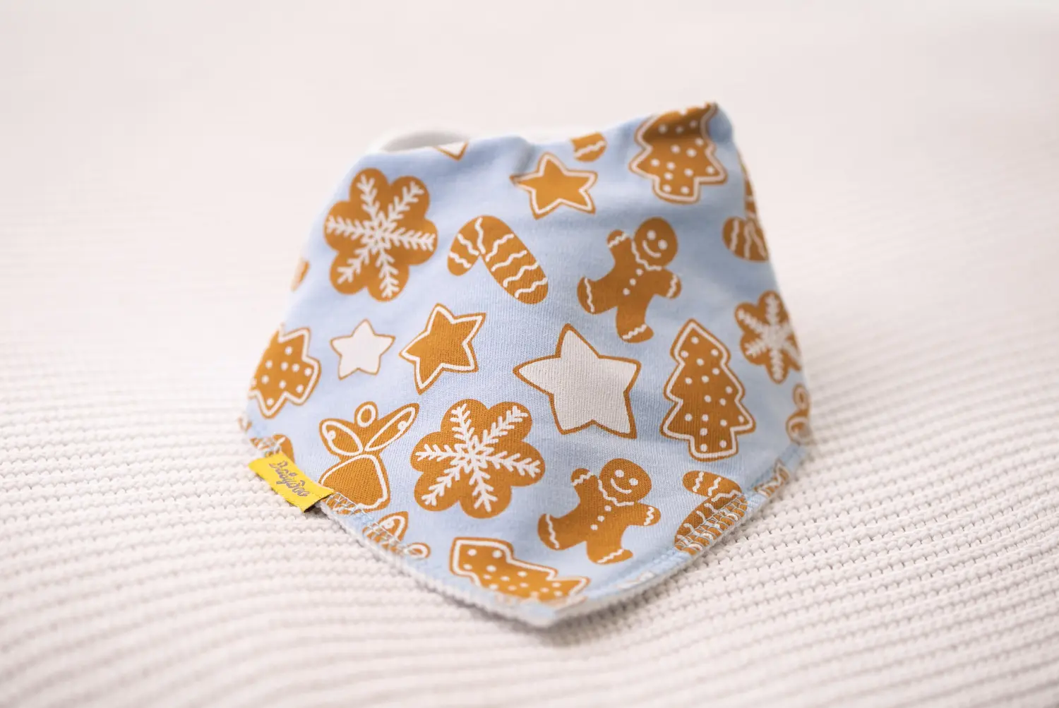 BabyBoo Organic Cotton Dribble Bandana Bib Cookie time