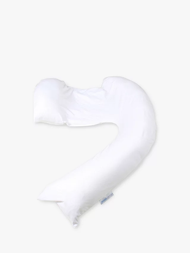 Dreamgenii Pregnancy, Support and Feeding Pillow - White