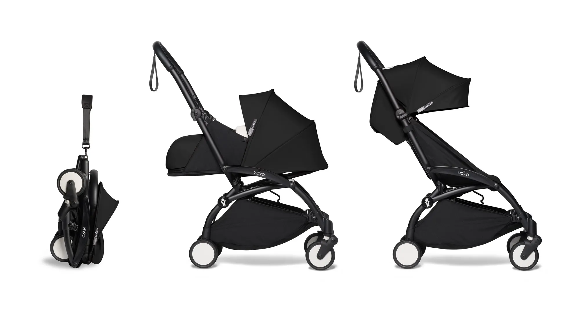 Stokke YOYO³ Stroller From Newborn To Toddler Black Frame