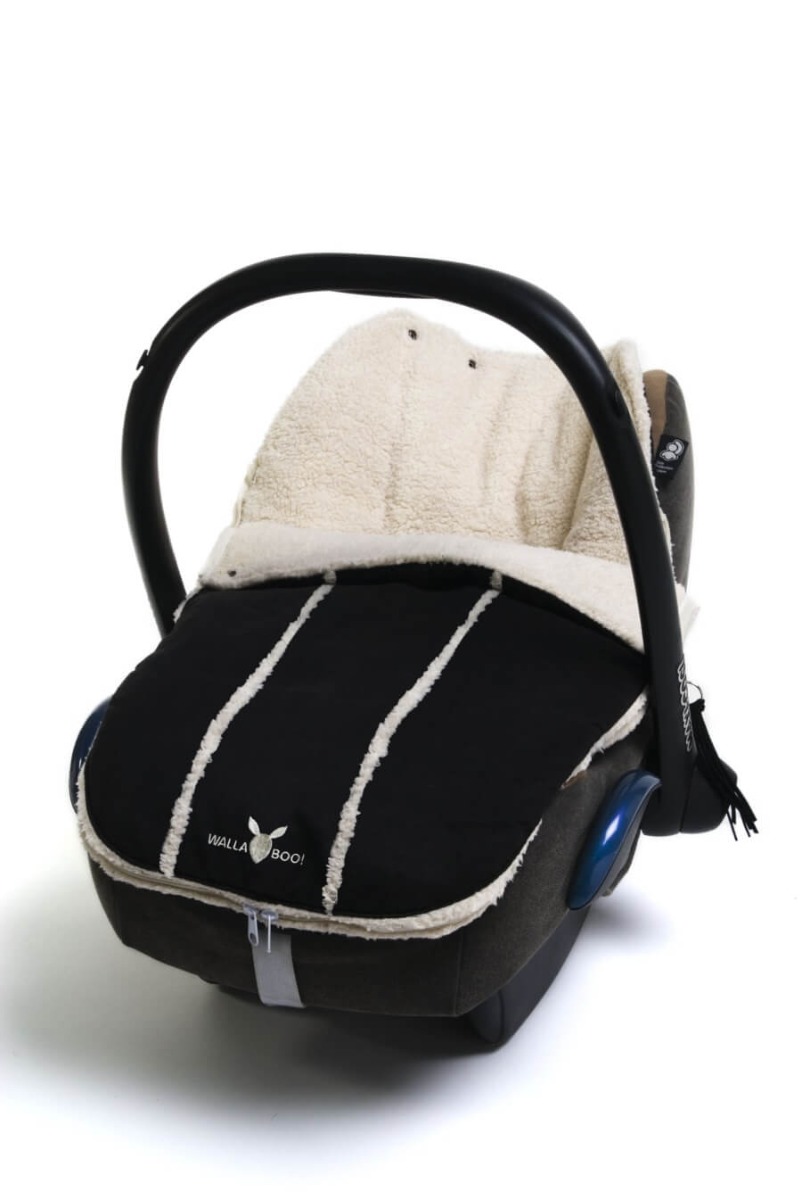 Wallaboo Newborn Footmuff Black