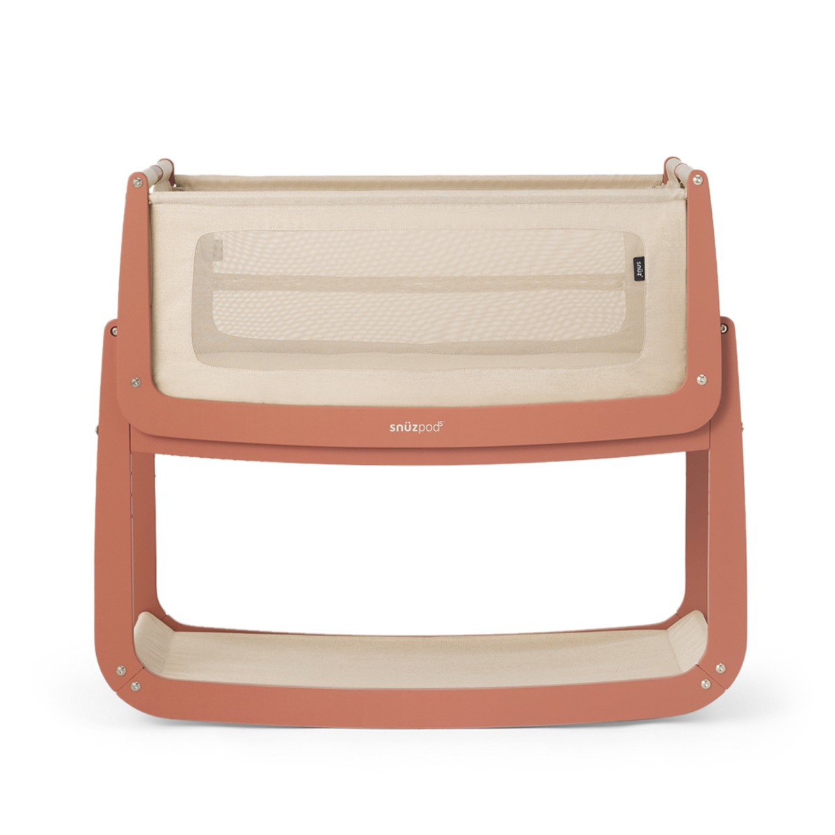 SnuzPod5 Bedside Crib Terracotta
