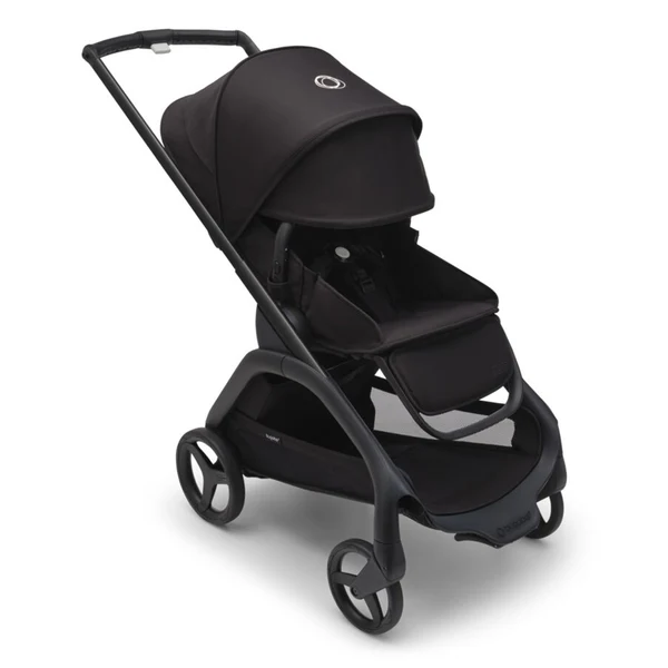 Bugaboo Dragonfly Lightweight Pushchair - Black/Midnight Black with FREE Giraffe Rocker 