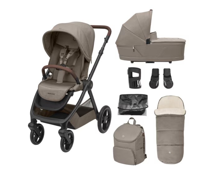 Ex Display Maxi Cosi Oxford Essentials Bundle - Twillic Truffle 