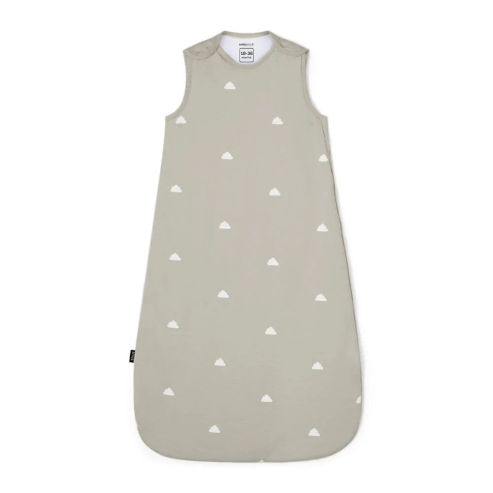 SnuzPouch Sleeping Bag 0-6m 1.0Tog Grey Cloud