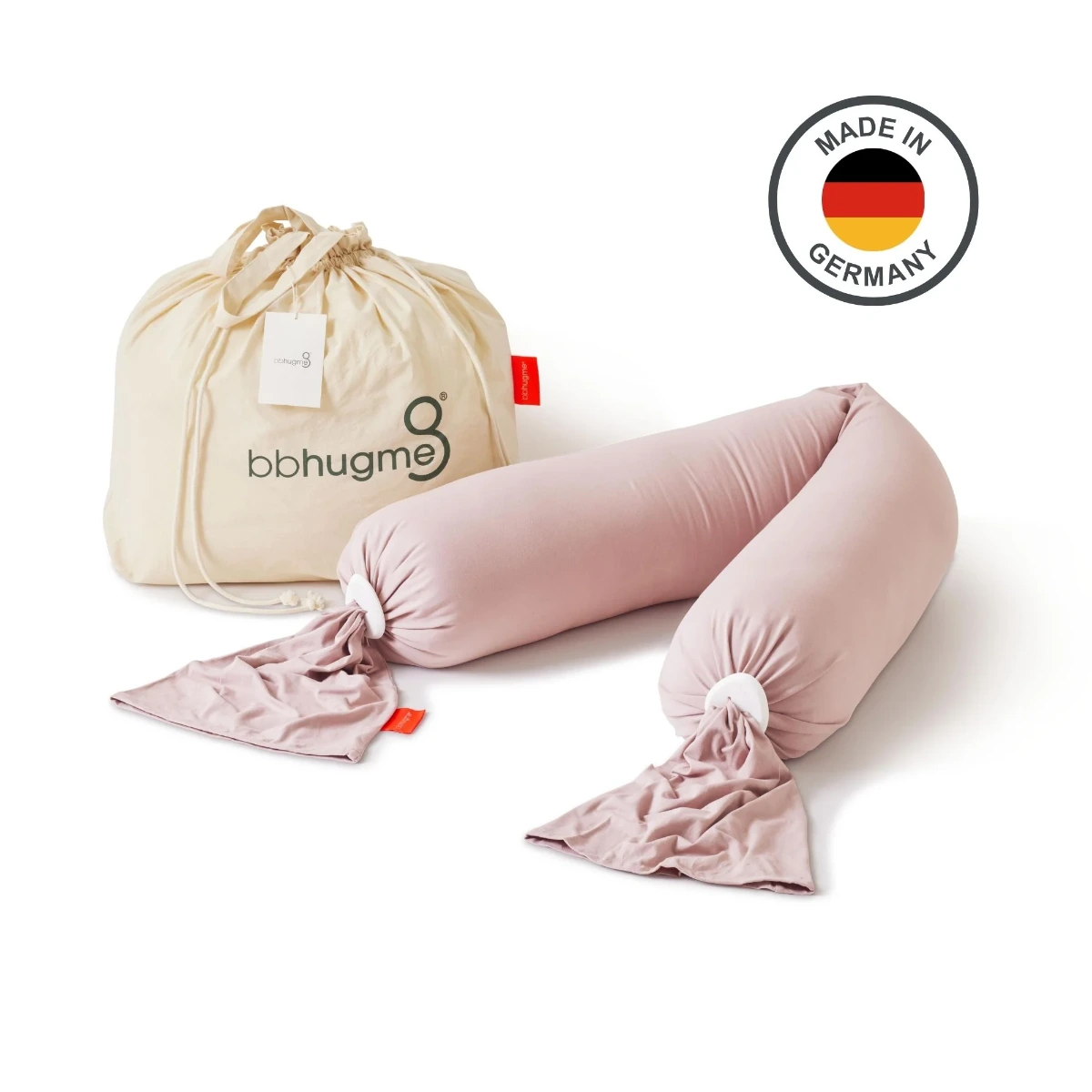 Bbhugme Pregnacy Pillow - Dusty Pink