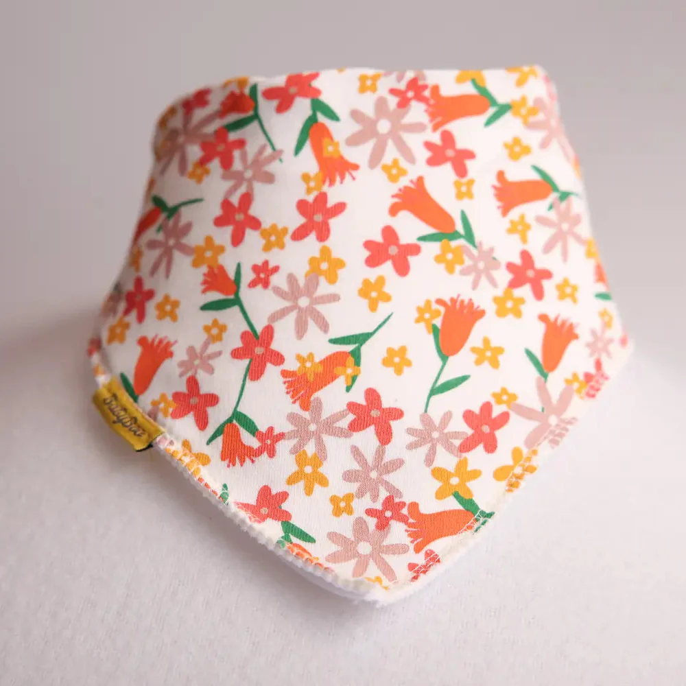 BabyBoo Bandana Bib Rustic Daisies 