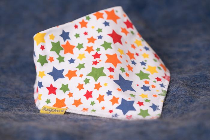 BabyBoo Bandana Bib - Bright Superstars 
