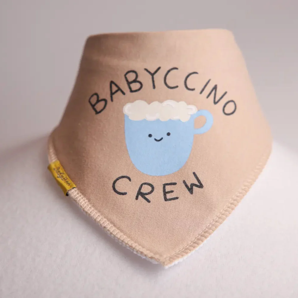 BabyBoo Bandana Bib Babyccino Crew