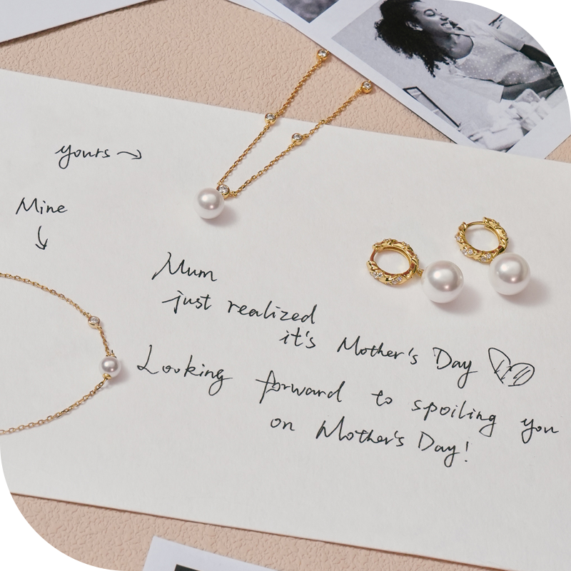 Jewellery with message for Mother's Day