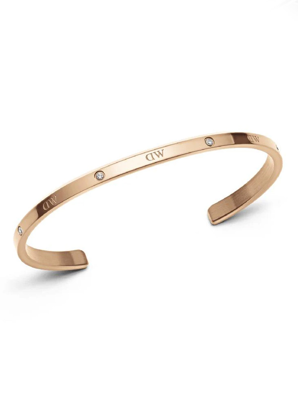 Daniel Wellington Classic Lumine Cuff Bangle Rose Gold